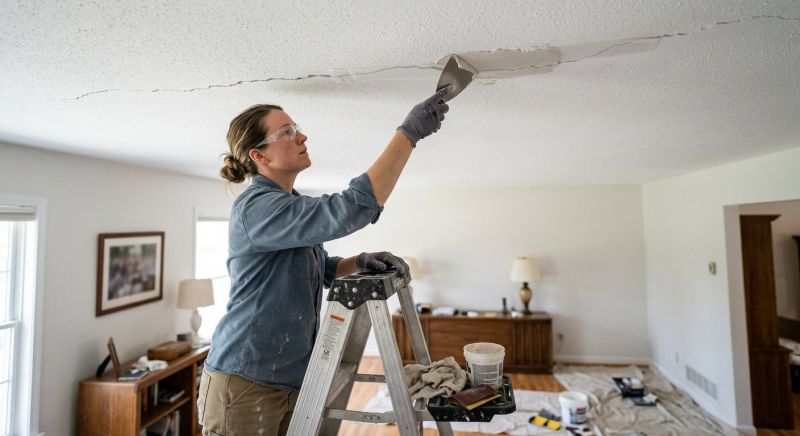 Ceiling Crack Repair in Conroe, TX
