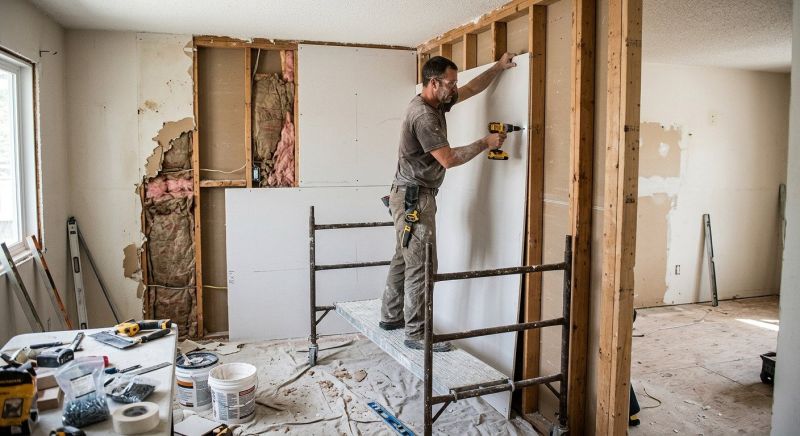 Drywall Construction in Overland Park, KS